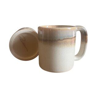 Set Of 2 Vintage Rodolfo Padilla Handcrafted Ceramic Mugs  Earthy Glaze Mexico